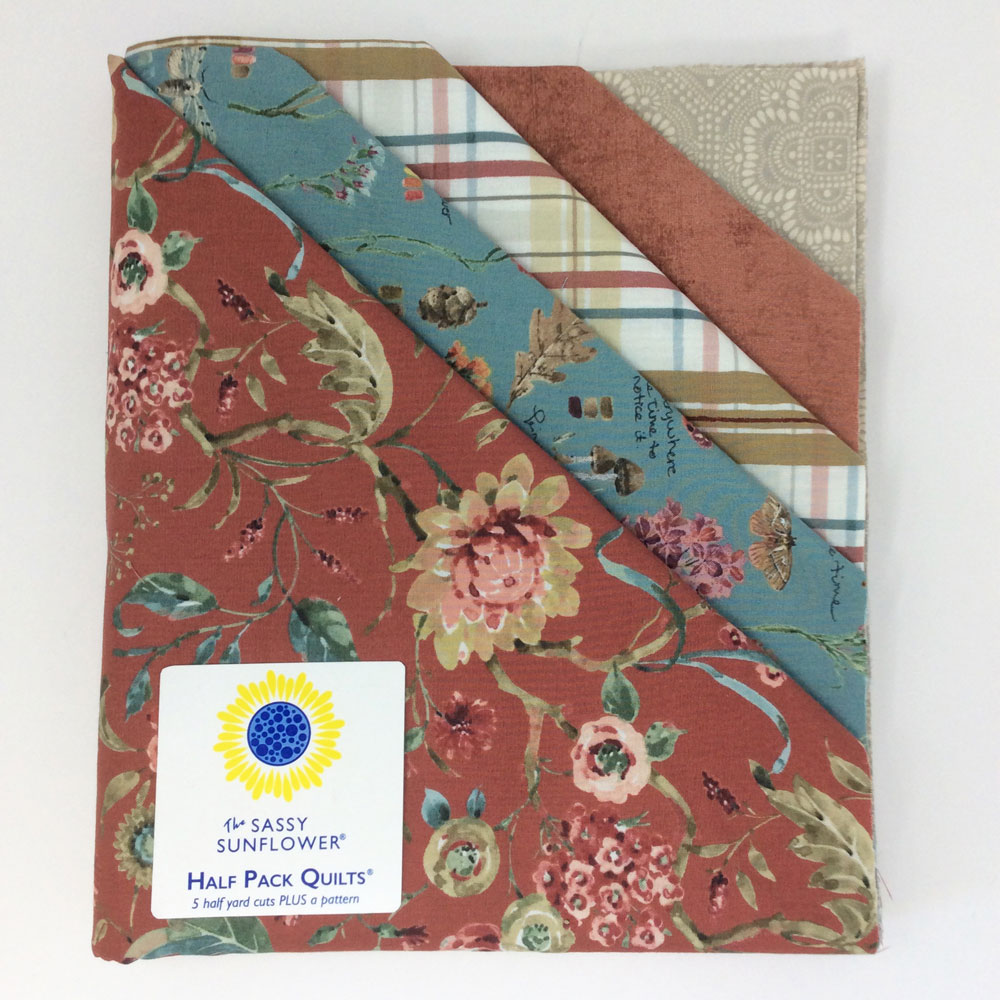 Quilt Kit -  Half Pack Quilts - Seasons Study - 5 half yard cuts 100% cotton