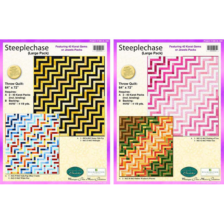 Pattern - Steeplechase Throw Quilt - Free with purchase of Forest Dance fabrics by Susan Winget - Wilmington Prints