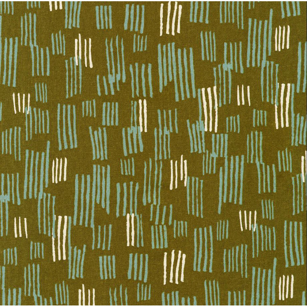 80% Cotton 20% Flax - Orchard Run - 23148-016 - Brown - Lines - Anna Graham - 43 in wide