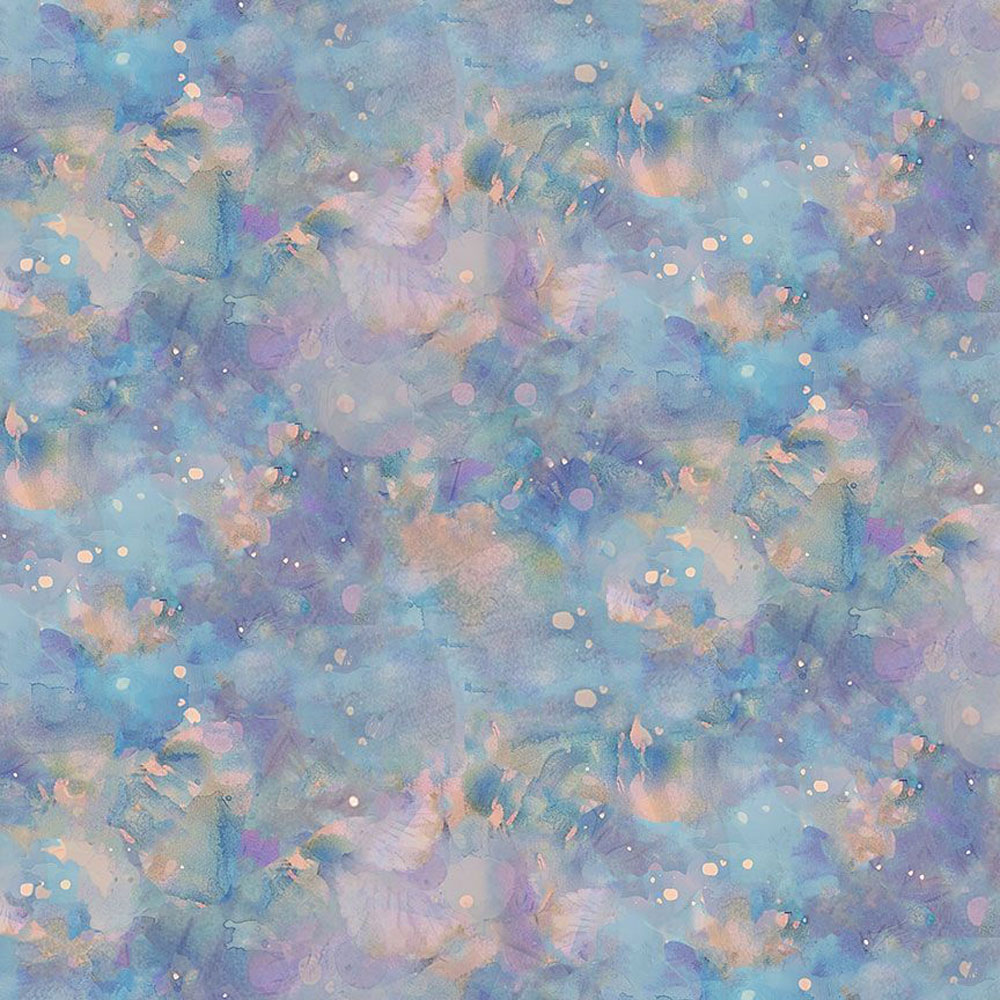 100% Cotton - Dragonfly Mist (Watercolor Texture) - CD3897 - Blue - Timeless Treasures