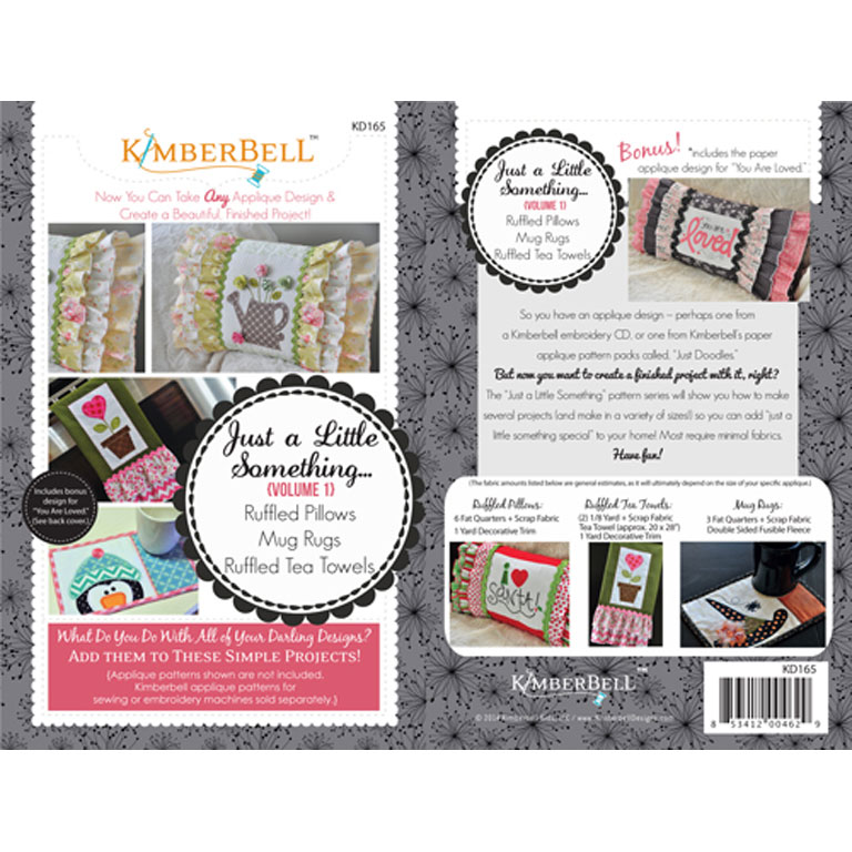 Kimberbell - Embroidery Designs - KD0165 - Just a Little Something - Vol. 1
