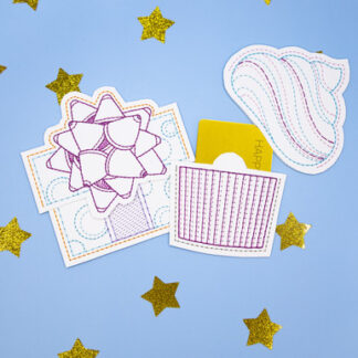 OESD - Embroidery Design - Party Time Gift Card Holders