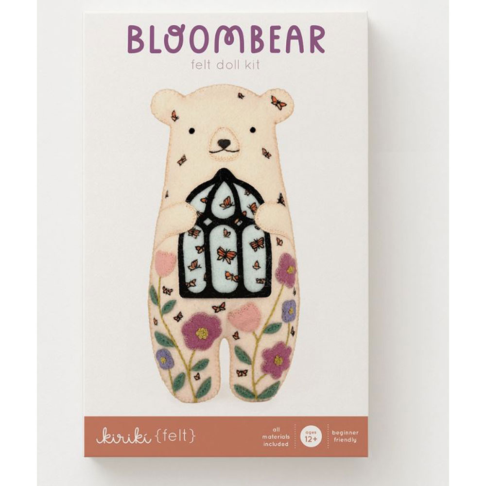 Kiriki Press - Felt Doll Kit - Bloombear