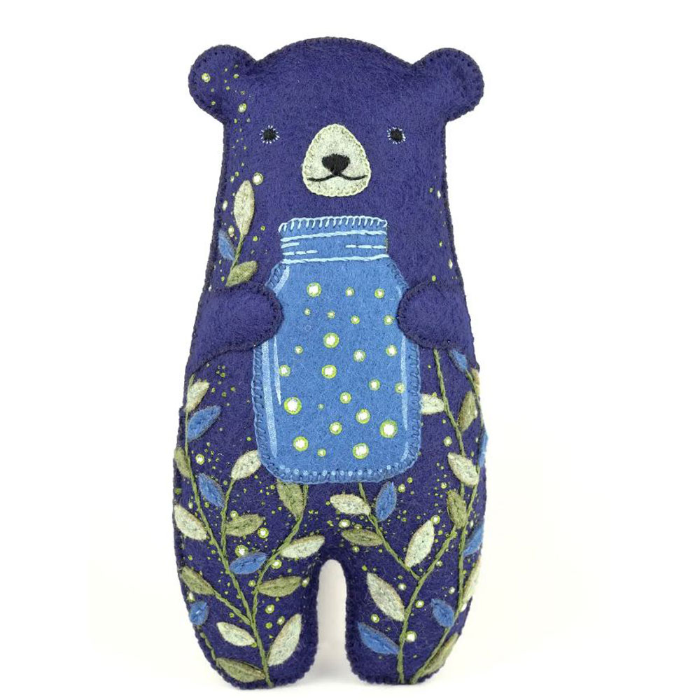 Kiriki Press - Felt Doll Kit - Glowbear