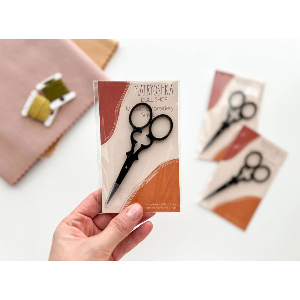 Matryoshka Doll Shop - Vintage Embroidery Scissors - Small