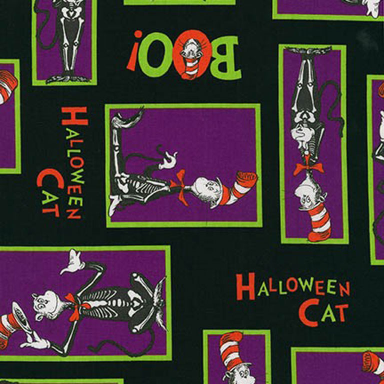 Fabric - Spooktacular Seuss - 015304 - 282 - Spooky - Halloween - Robert Kaufman