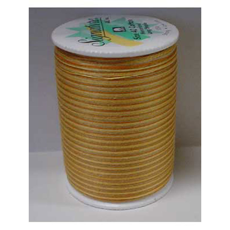 Signature - Variegated Cotton - 500yds - 40wt - M09 - Golden Harvest - 100% Cotton