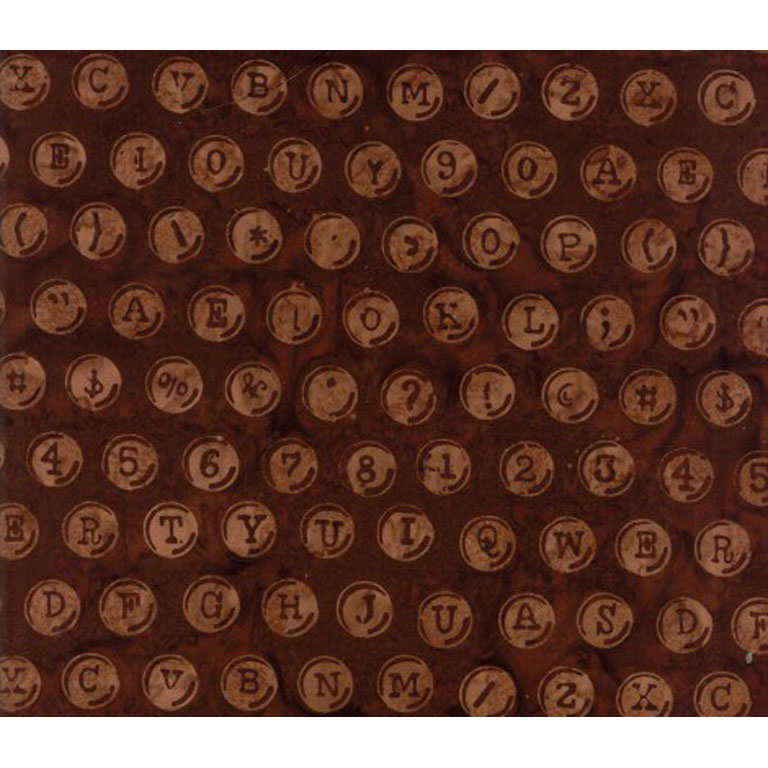 Fabric - Bali Handpaints - 002748 - 006 - Brown - Batik - Hoffman