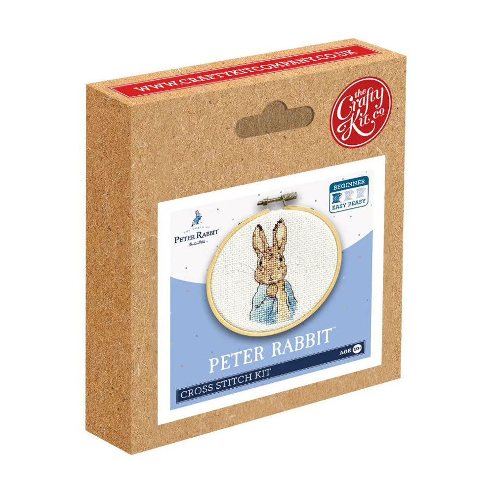 The Crafty Kit - Cross Stitch Kit - Beatrix Potter - Peter Rabbit