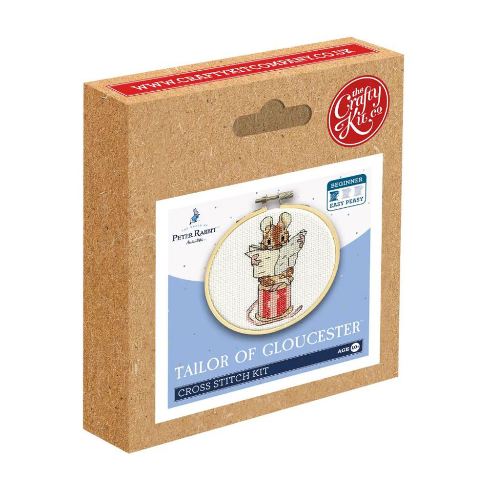 The Crafty Kit - Cross Stitch Kit - Beatrix Potter - Tailor of Gloucester