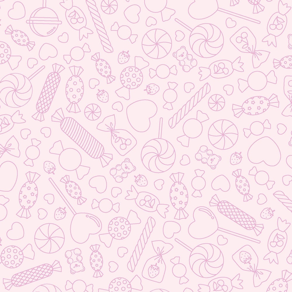 100% Cotton - Sweet Shoppe (Candy Lines) - MAS11027 - Pink - Maywood Studio - 44 in wide