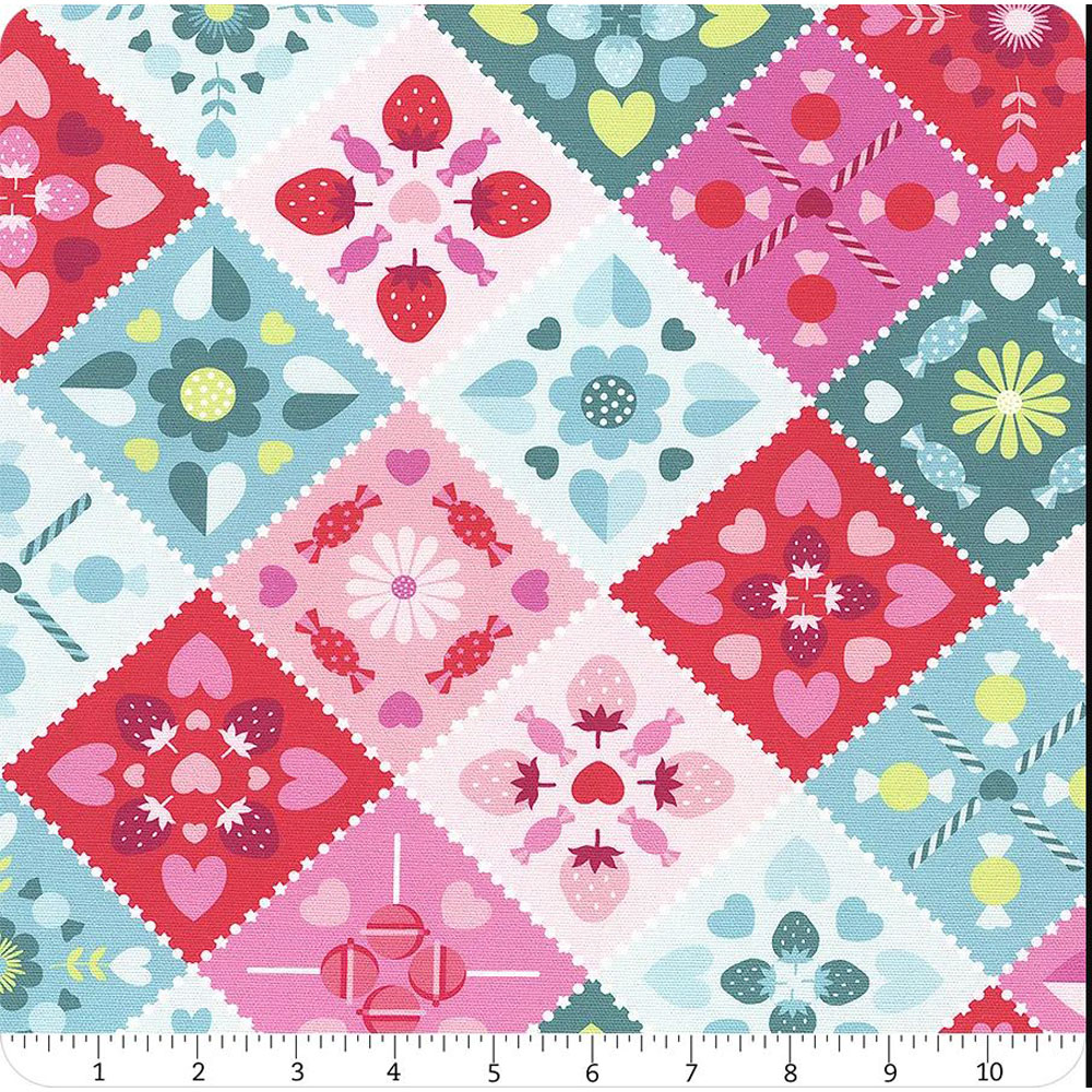 100% Cotton - Sweet Shoppe (Kaleidoscope Canvas) - MASC11032-Z - Multi - Maywood Studio