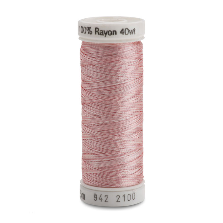 Sulky - Thread - 942-2100 - Vari-Pastel Pinks - 40wt -225m