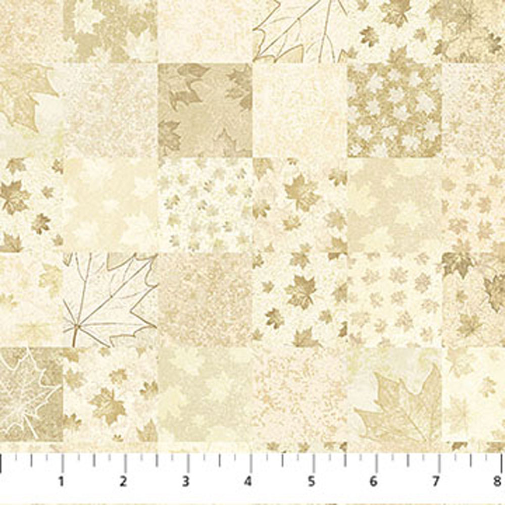 100% Cotton - Stonehenge Oh Canada 14 (Patchwork) - C29016-12 - Beige Multi - Deborah Edwards