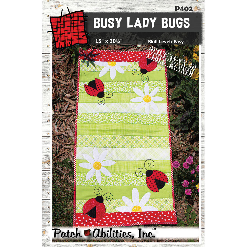 Patch Abilities - Pattern - P402 - Busy Lady Bugs Runner