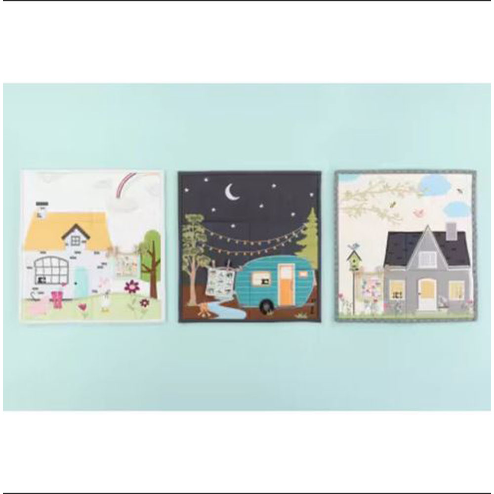 Kimberbell - Embroidery Designs - KD5154 - Home Sewn Tiling Scenes, Vol. 1