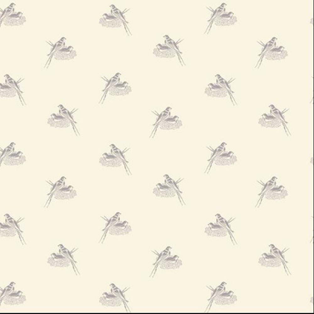 Sienna - Nesting Birds - A691P - Plum - Max and Louise for Andover