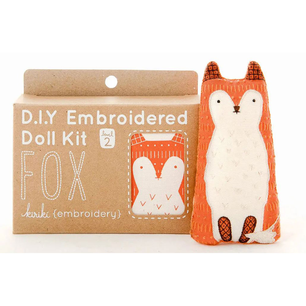 Kiriki Press - Embroidery Kit - Fox