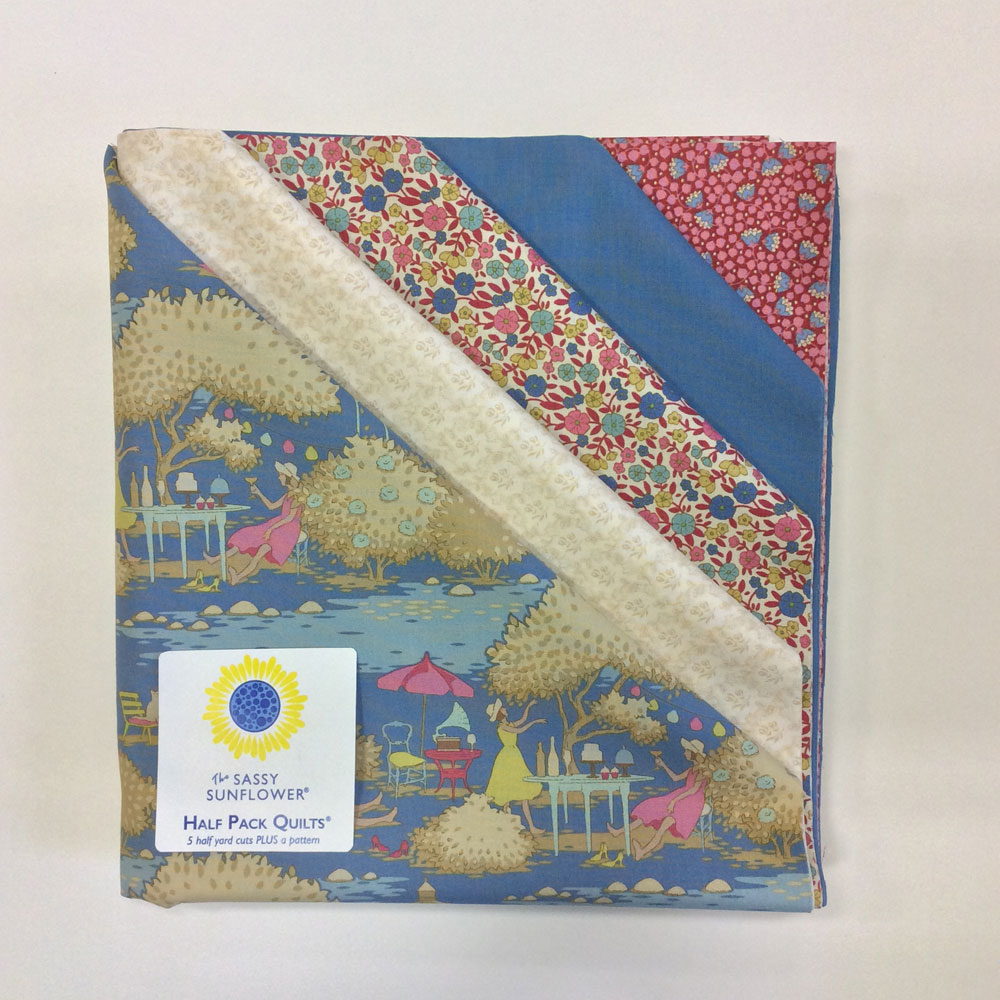 Quilt Kit -  Half Pack Quilts - Sunday Brunch - 5 half yard cuts 100% cotton