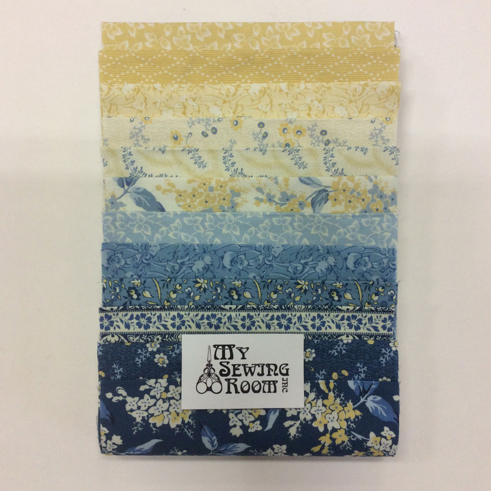 FB - Middleboro Road Curated Fabric Bundle - 12 unique .15m strips of fabric