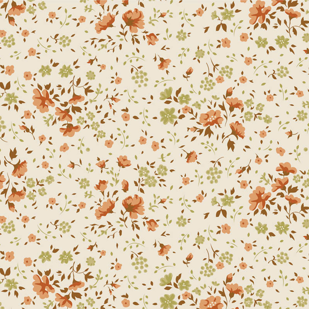 100% Cotton - Ellie Wideback - 150013 - Ginger/Olive - By Tilda - 108 in wide - PRE-ORDER