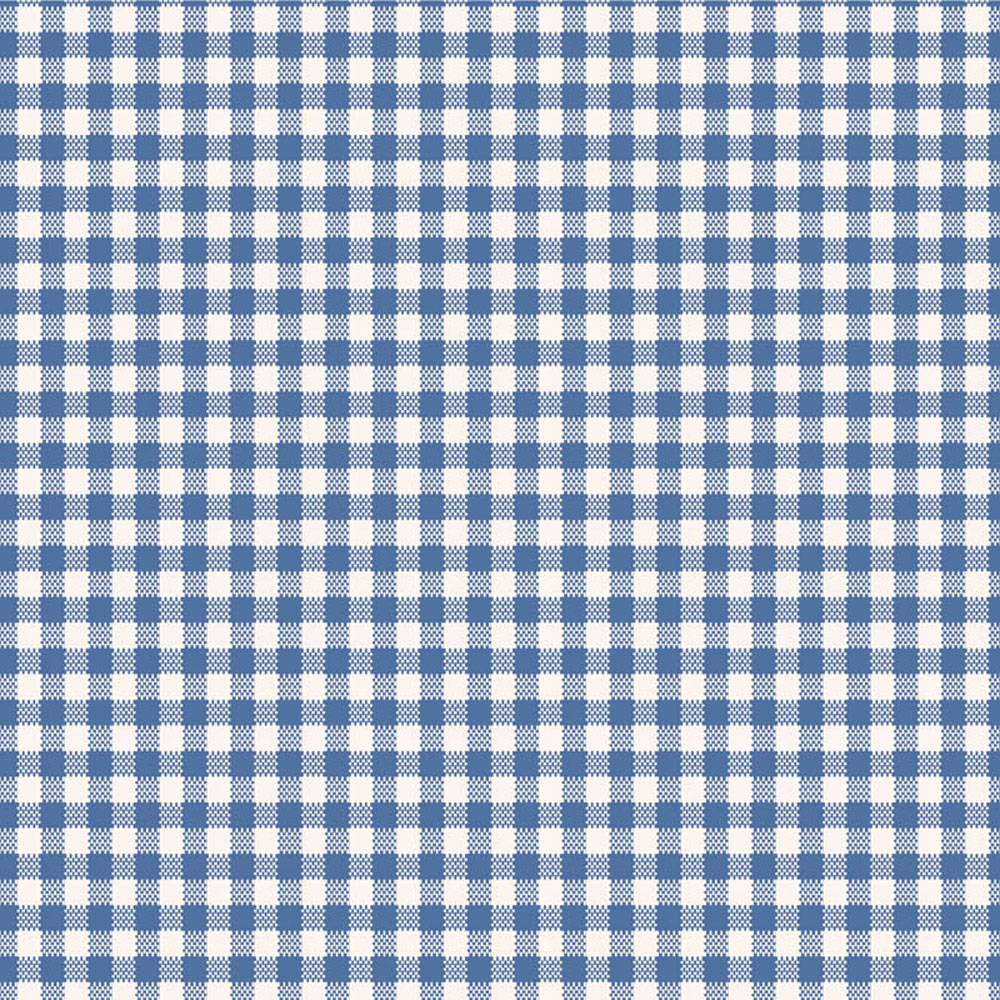 100% Cotton - Gingham Wideback - 150016 - Blue - By Tilda - 108 in wide - PRE-ORDER