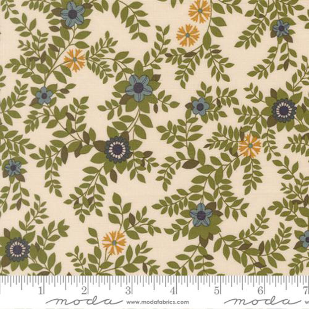 100% Cotton - Chelsea Garden (Galivanting Garden Florals) - 533853-11 - Porcelain - Moda - 44 in wide