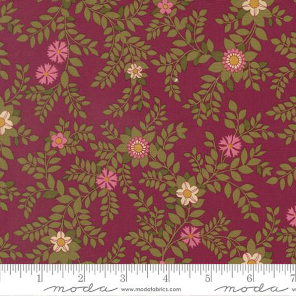 100% Cotton - Chelsea Garden (Galivanting Garden Florals) - 533853-16 - Mulberry - Moda - 44 in wide