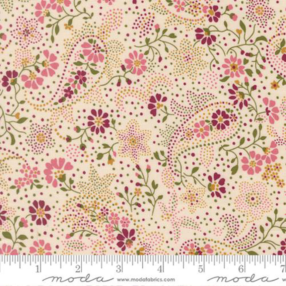 100% Cotton - Chelsea Garden (Bohemian Flare Paisley) - 533854-11 - Porcelain - Moda - 44 in wide