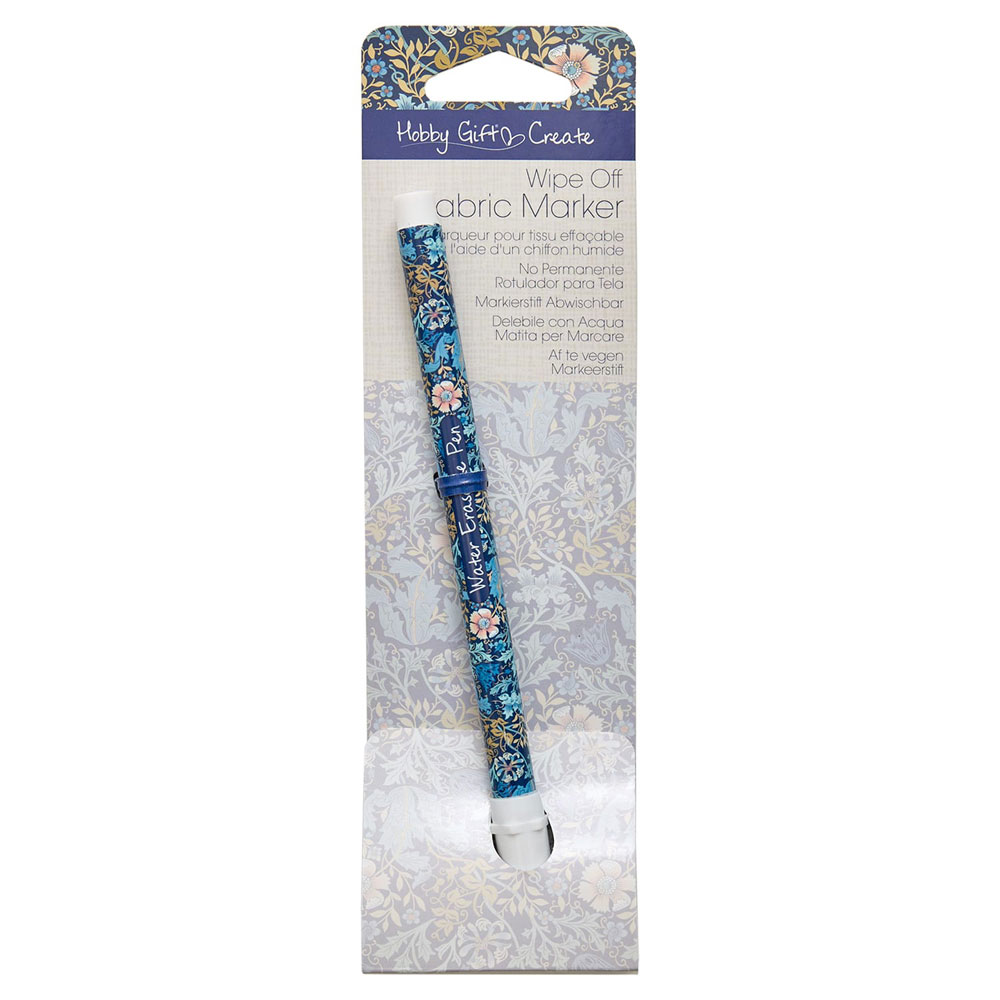 HobbyGift - Wipe Off Fabric Marker - HGC295 - Woodblock Floral
