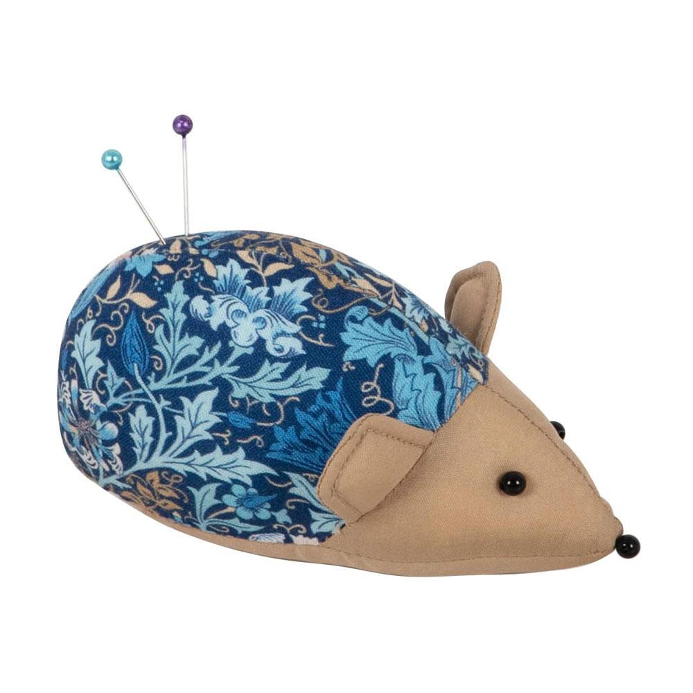 HobbyGift - Hedgehog Pincushion - PCHED74 - Woodblock Floral