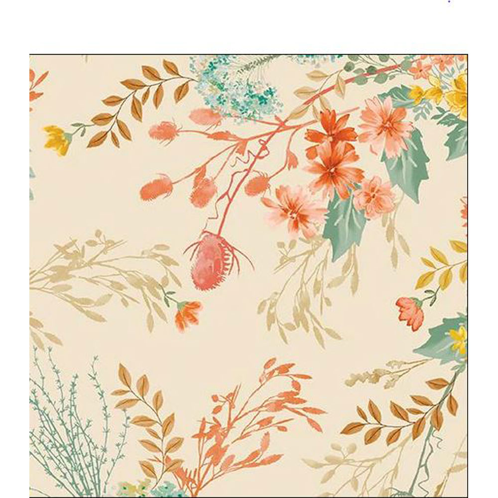 100% Cotton - Montgomery - Mountain Charm - 16807W-07 - Cream/Multi - Benartex - 108" wide