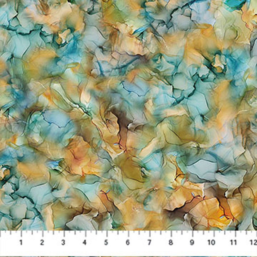 100% Cotton - Raven's Call (Multi Texture) - DP28954-54 - Orange Multi - Deborah Edwards & Melanie Samra - 44 in wide
