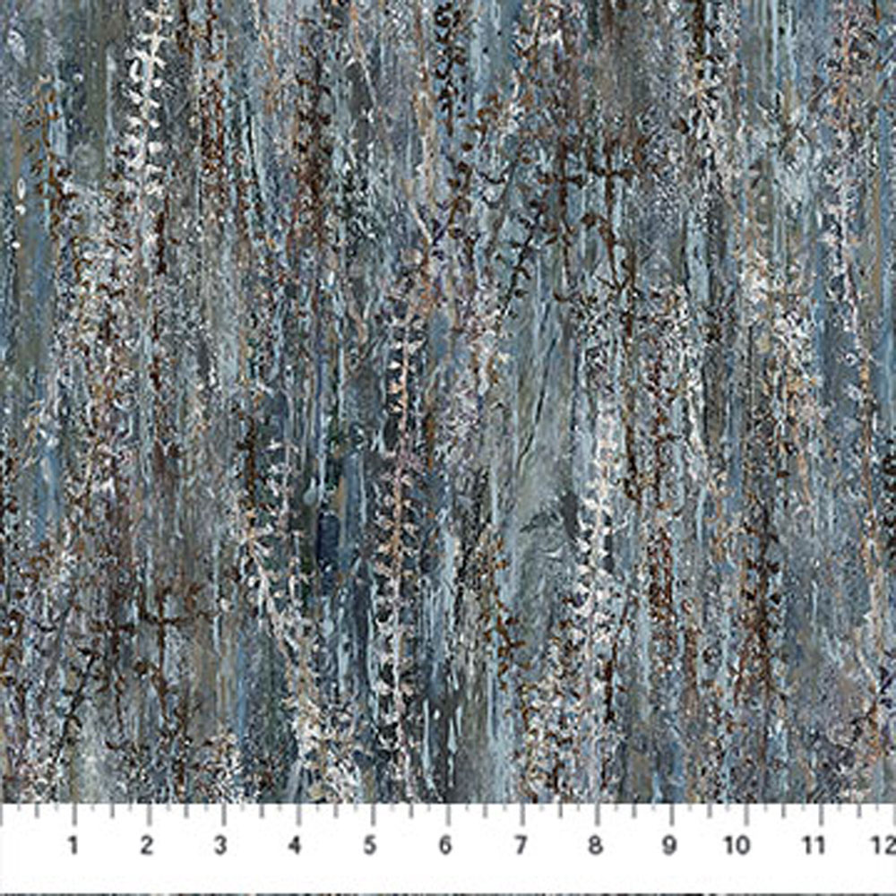 100% Cotton - Poppy Meadow (Meadow Texture) - DP29090-45 - Dk Blue - Northcott Studio - 44 in wide