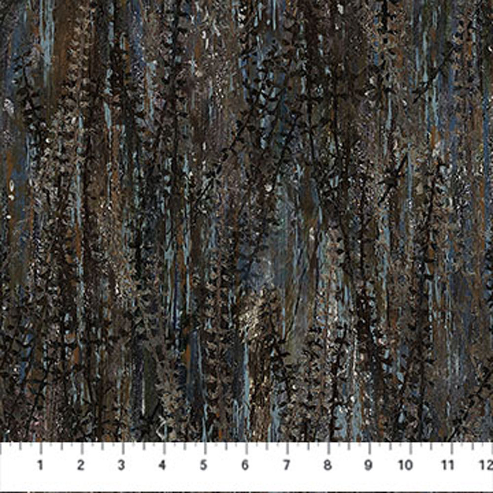 100% Cotton - Poppy Meadow (Meadow Texture) - DP29090-97 - Charcoal - Northcott Studio - 44 in wide