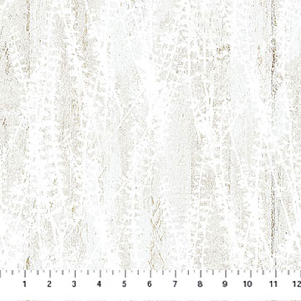 100% Cotton - Poppy Meadow (Woodgrain) - DP29092-10 - White - Northcott Studio - 44 in wide