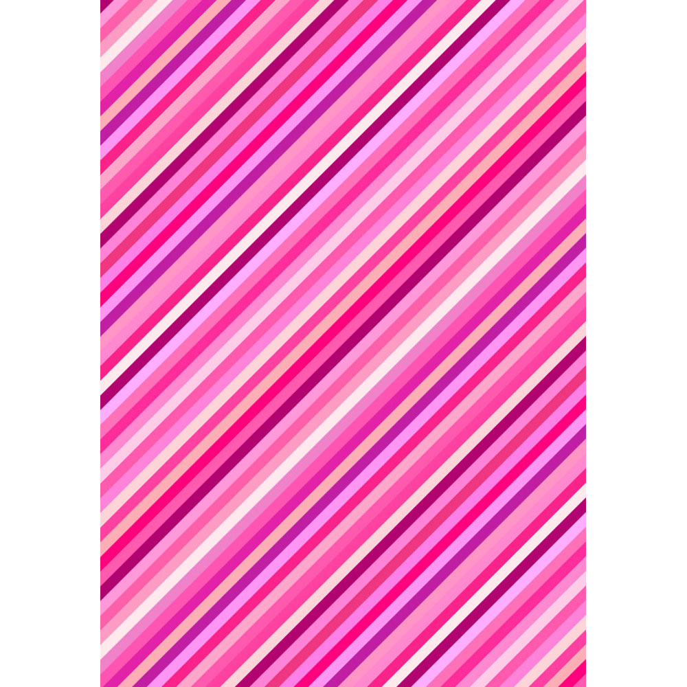 100% Cotton - Animal Alphabet - A973B - Pink Stripes - Lewis & Irene - 44 in wide