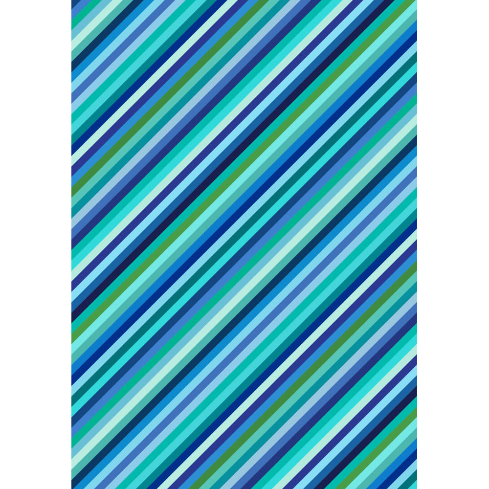 100% Cotton - Animal Alphabet - A973C - Blue Stripes - Lewis & Irene - 44 in wide