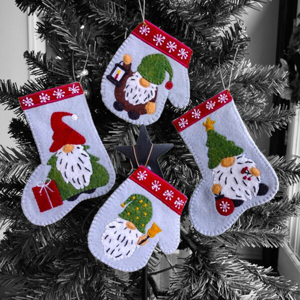 Rachel's of Greenfield - Pattern - Christmas Gnomes Ornament