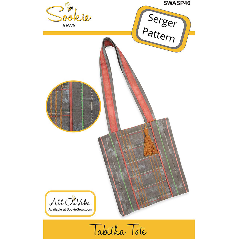 Pattern - Tabitha Tote Serger bag - Sookie Sews