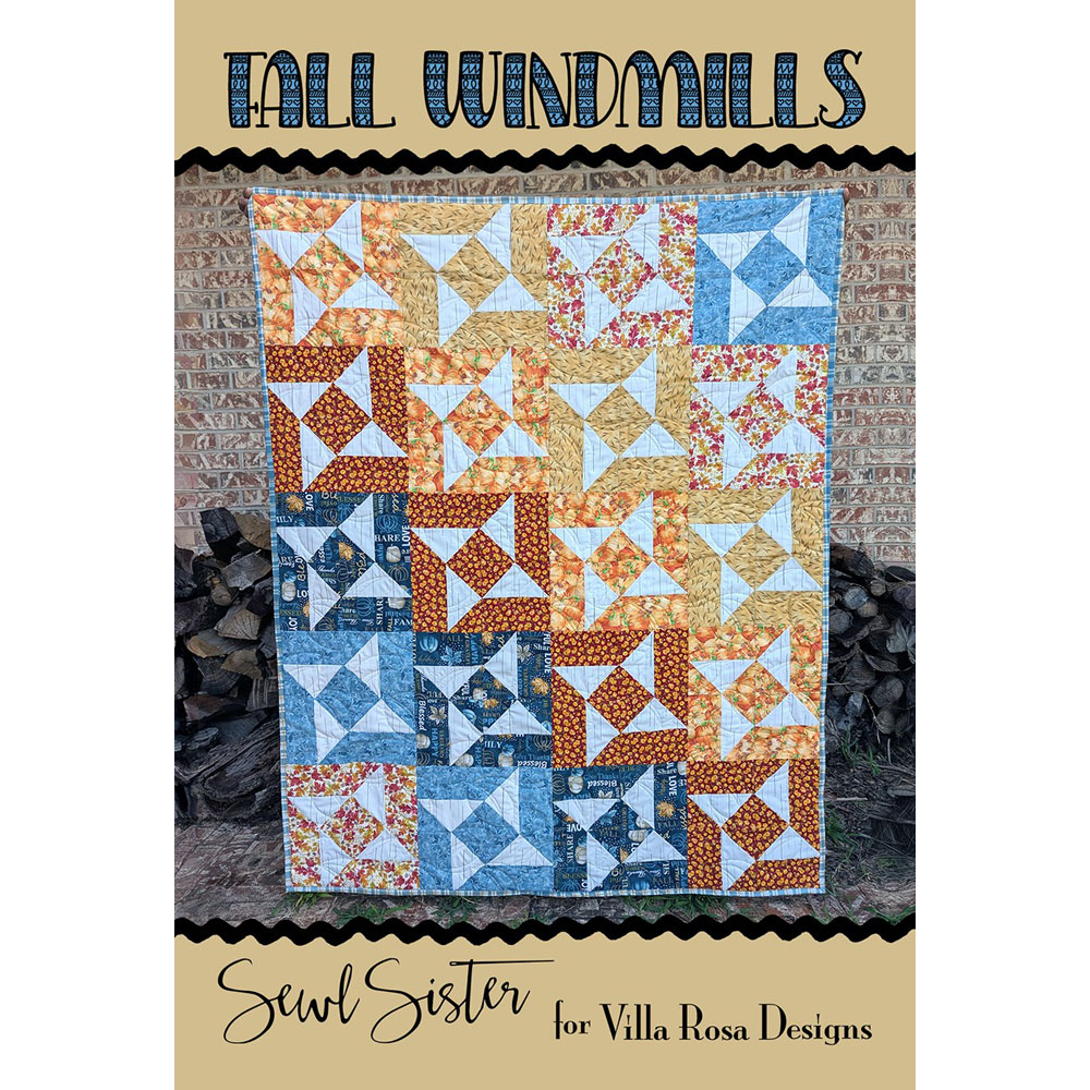 Patterns - Fall Windmills - Villa Rosa Designs
