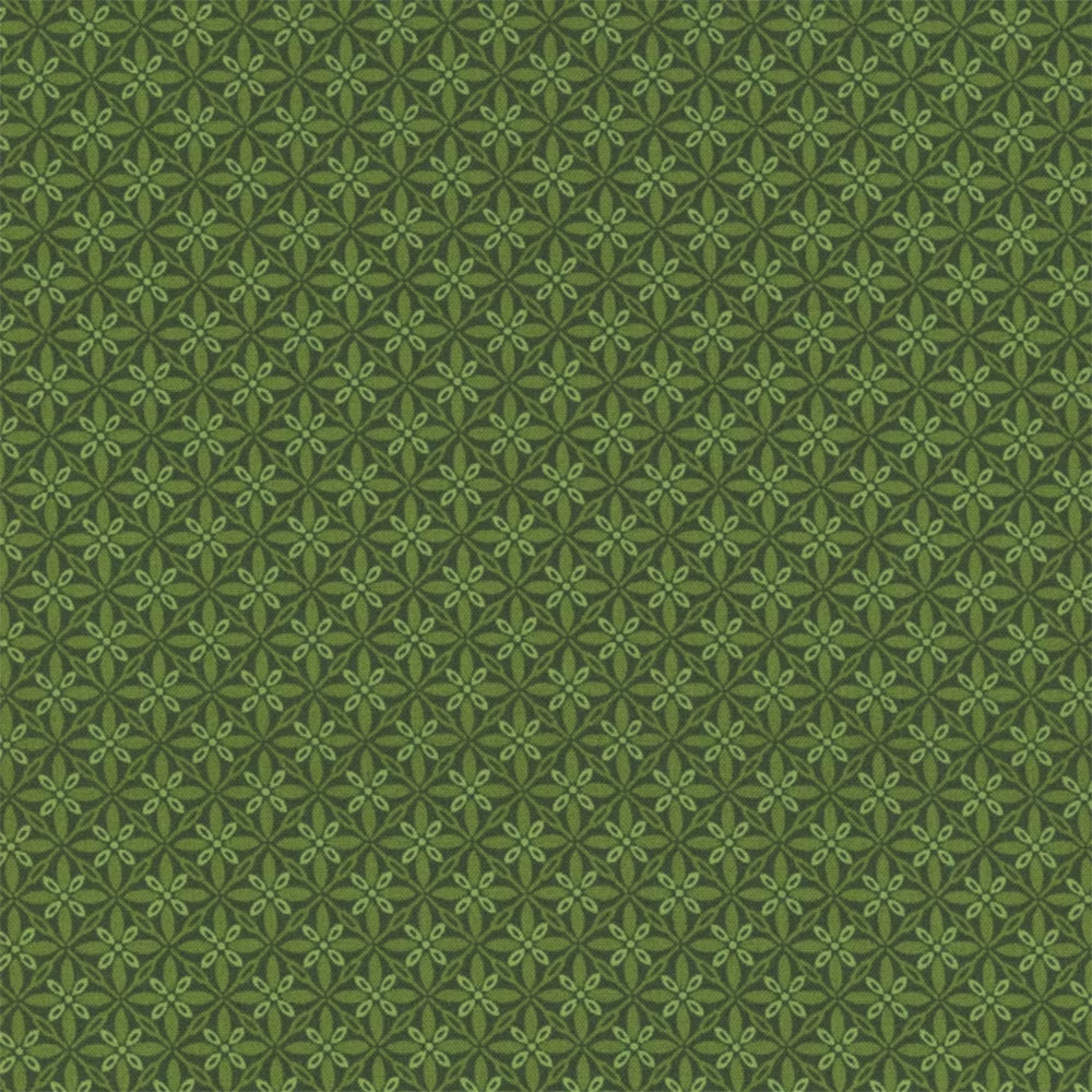 100% - Kimberbell Basics - Tufted - 09396-G2 - Dark Green - Maywood Studio