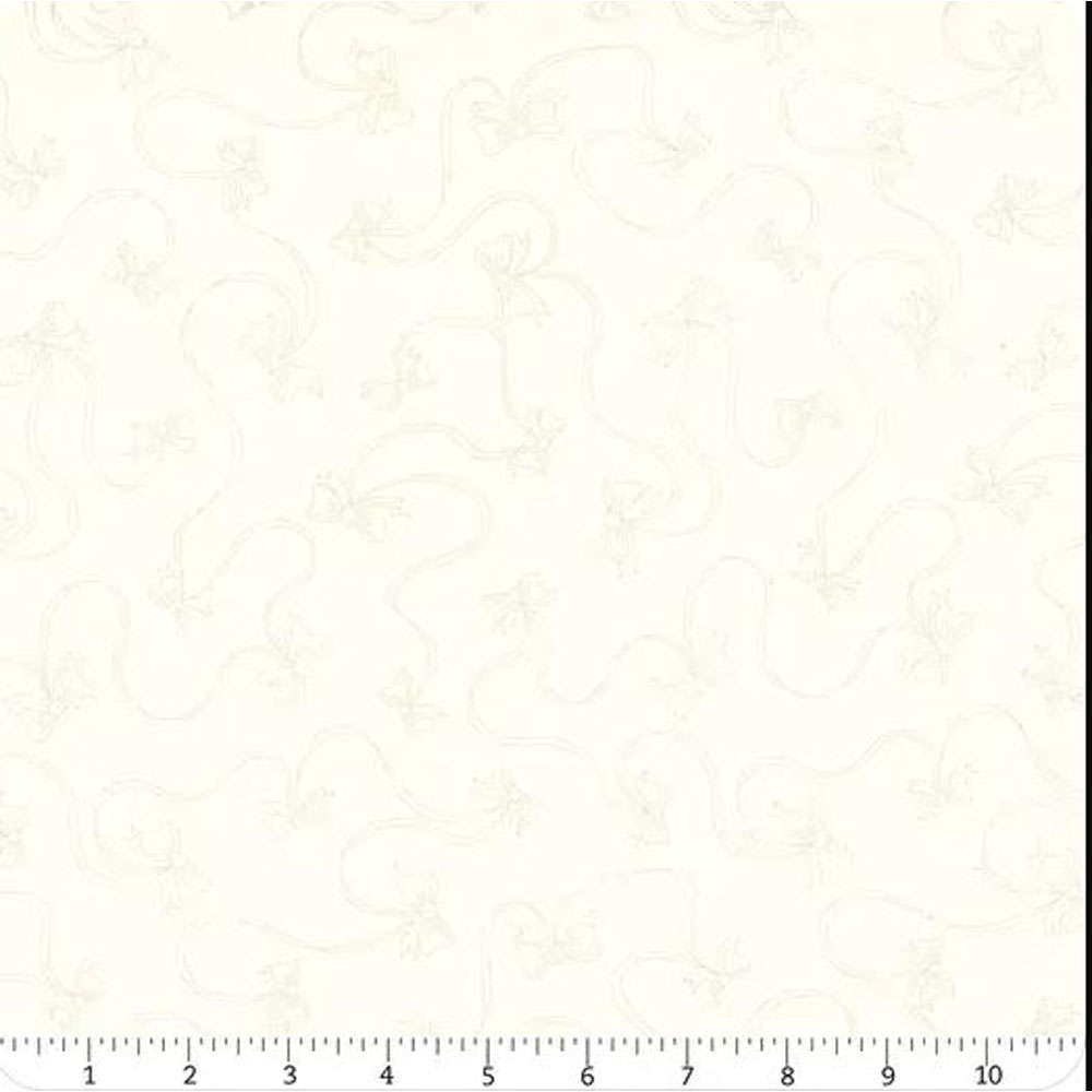 100% Cotton - Kimberbell Basics - Star Spangled Beauty - MAS10844-E - Soft White Bows - Maywood Studio