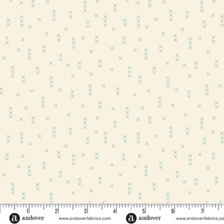 100% Cotton - Sewing Bird (Cross Stitch) - A-1613-L - Buttercream - Laundry Basket Quilts - 44 in wide