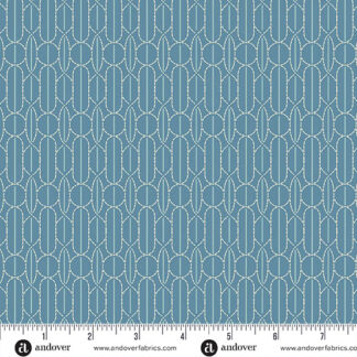 100% Cotton - Sewing Bird (Pin Tuck) - A-1614-B - Deep Indigo - Laundry Basket Quilts - 44 in wide