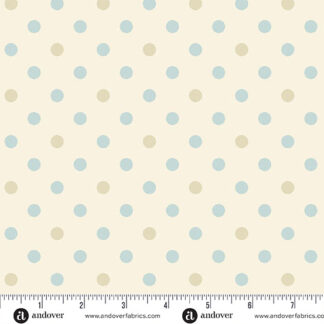 100% Cotton - Sewing Bird (Pearls) - A-1615-L - Cream - Laundry Basket Quilts - 44 in wide