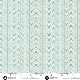 100% Cotton - Sewing Bird (Chevron) - A-1620-B - Seafoam - Laundry Basket Quilts - 44 in wide