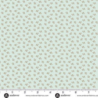 100% Cotton - Sewing Bird (Love Knot) - A-1621-B - Mist - Laundry Basket Quilts - 44 in wide