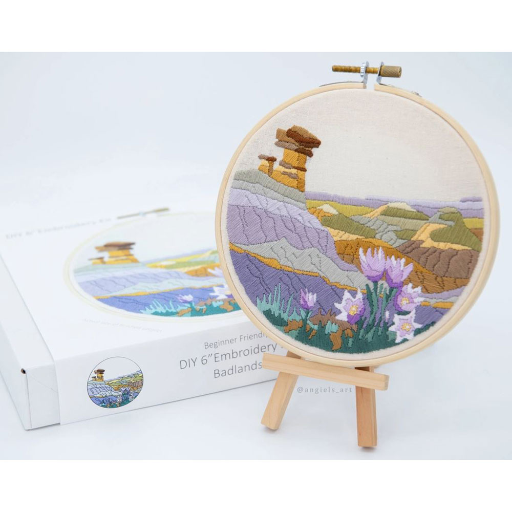 Angiels Art - Diy Embroidery Kit - Badlands