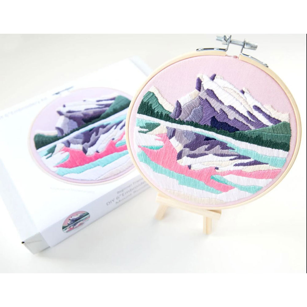 Angiels Art - Diy Embroidery Kit - Mount Rundle